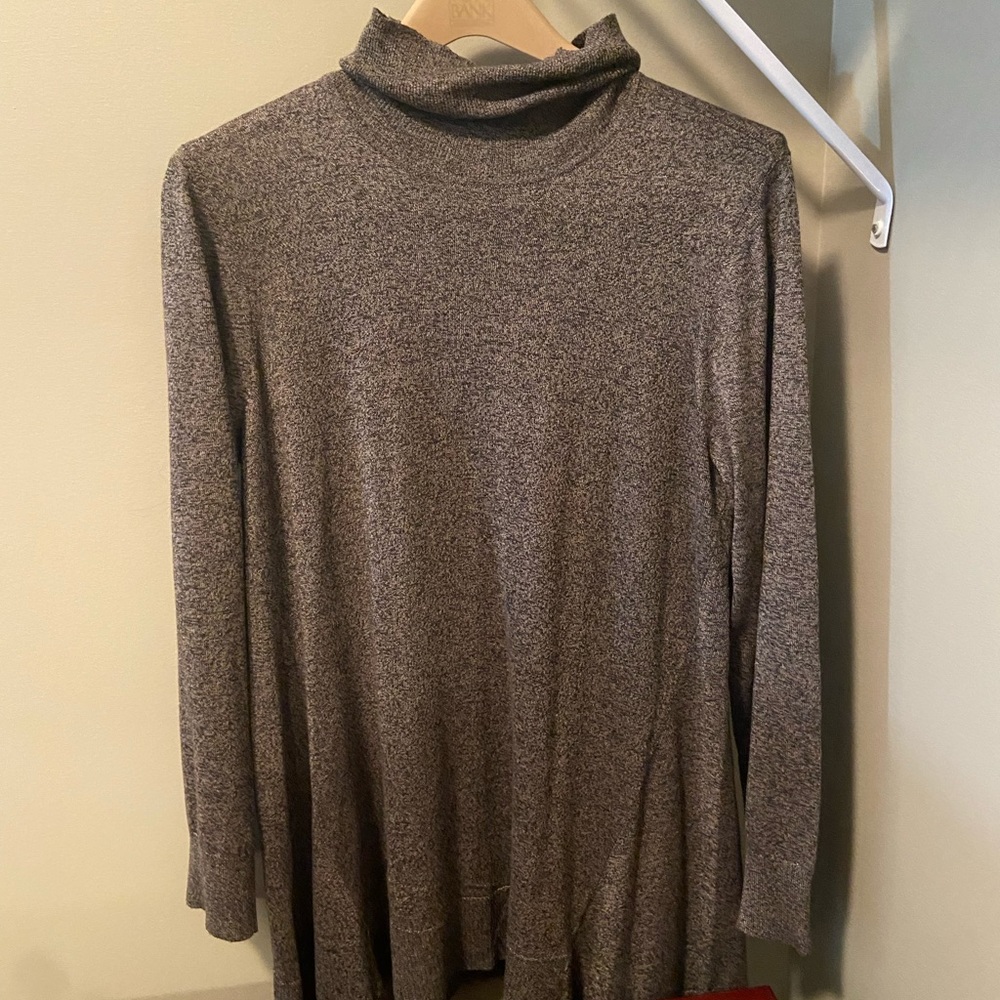Turtleneck sweater tunic top